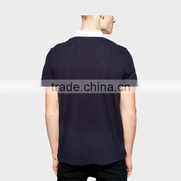 2015 China Supplier Summer Men's Black Polo Shirt photo-2
