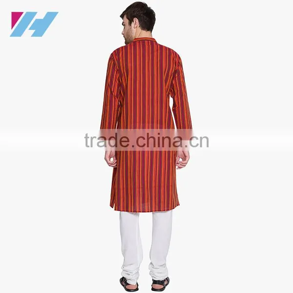 Men's Clothing Long Sleeve Knee Length Kurta Designs photo-3