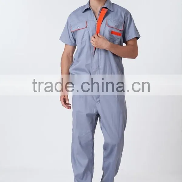Unisex Polyester Cotton Summer Short Sleeve Work Uniform photo-2