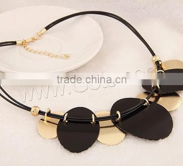 Waxed Cotton Cord Necklace High End Fashion Jewelry Necklace Wholesale Costume Ladies Necklace Jewelry photo-4