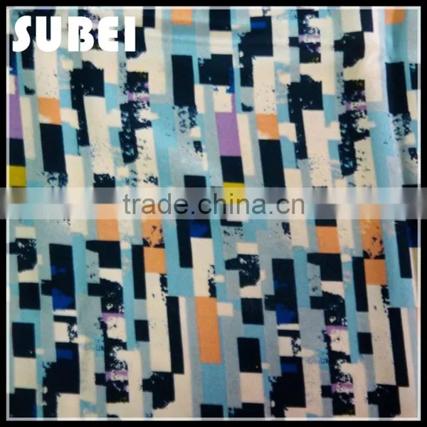 12MM Summer New Design Geometric Figure Pure Silk CREPE DE-CHINE Fabric,Good Quality Mulberry Silk Fabric photo-2