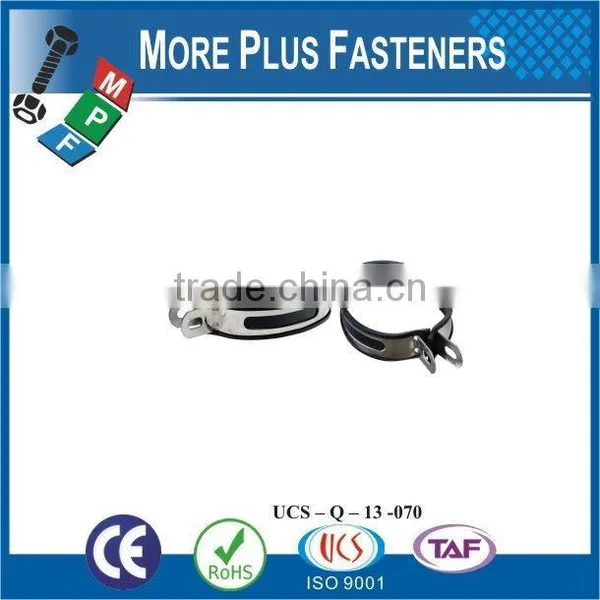 Made in Taiwan Stainless Steel German Type Hose Clamp Small Hose Clamps Oval Shaped photo-3