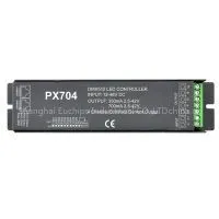 12-48VDC 350mA 4 Channel RJ45 Dimmable Constant Current Dmx Decoder PX704 photo-2