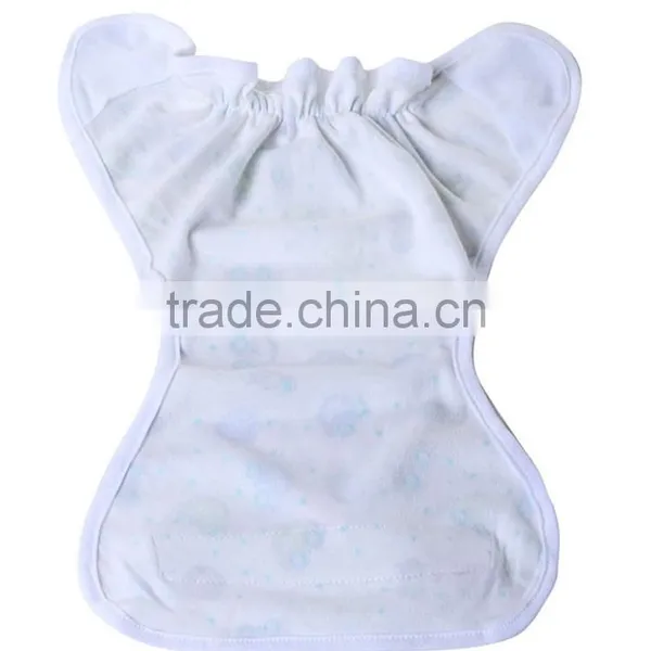 Factory Direct 100% Cotton Baby Cloth Diaper Printed Reusable Baby Diaper photo-6