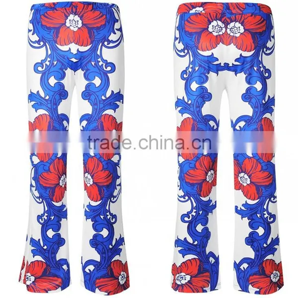 2017 New Casual Ladies Wide Leg Pants Palazzo Pants Women photo-6