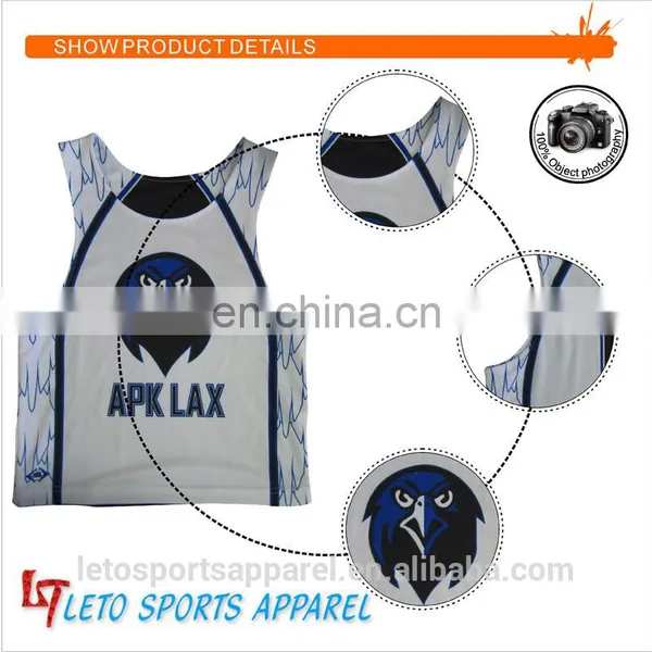 Full Sublimation Sports America Reversible Team Usa Lacrosse Jerseys&custom Lacrosse Shooter Shirts&custom Box Lacrosse Jerseys photo-2