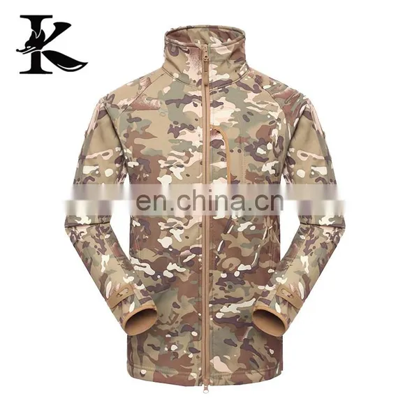 Men Camo Softshell Jacket For Hunting photo-3