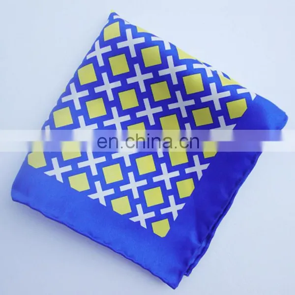 Hand Rolled 100% Silk Pocket Square Custom Design photo-3