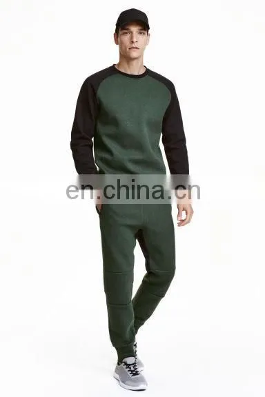 Color Sport Pullover With Cotton Blended Thick Sweatpant Men Suit Sweatshirt photo-2