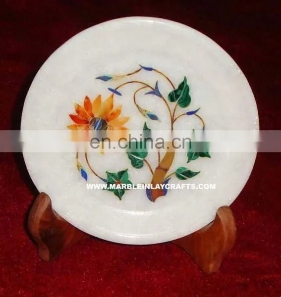 Inlay Marble Decoration Marble Inlay Plate