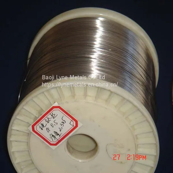 Supplier of Ti 15333 Titanium Eyeglass Wire and Titanium Alloy Wire for Sales photo-3