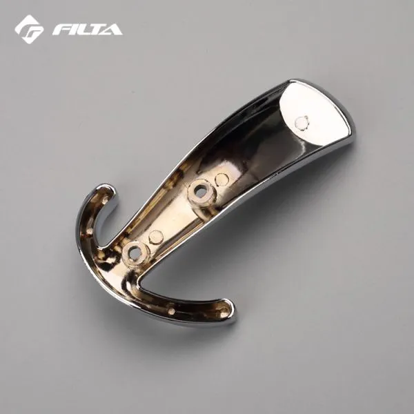 Fancy Design Filta Hardware Eco-Friendly Home Design Storage Small Double Zinc Alloy Coat Hook Hanger 6509 photo-2