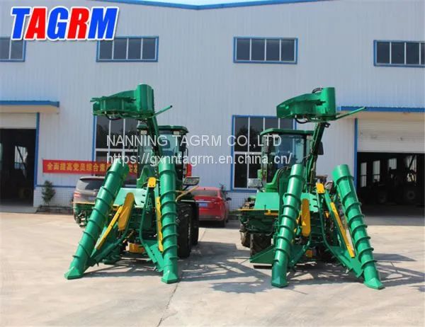 New Design Technical Improved Self-propelled Sugarcane Harvester / Sugarcane Cutting Machine With Top Cutter