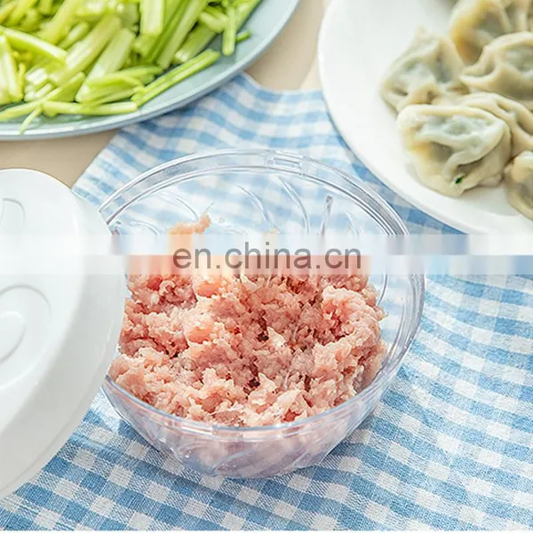 Food Chopper, Powerful & Convenient Hand Held Vegetable Chopper to Chop Fruits / Vegetables / Nuts / Herbs / Onions / Garlic photo-5