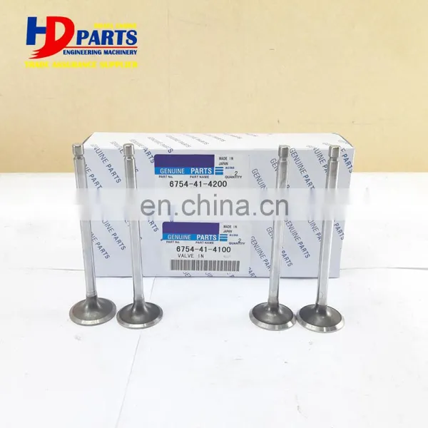 6D107 QSB6.7 Engine Valve For Valve Intake & Valve Exhaust Length 124.5mm photo-5