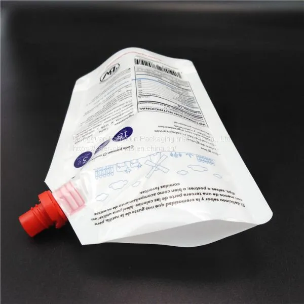 Made in China 350ml Hdpe Plastic Stand up Bag for Skin Health Liquid photo-4
