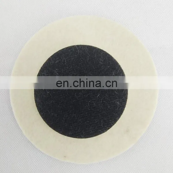 Black/white Self-adhesive Wool Felt Polishing Pad Wheel photo-5