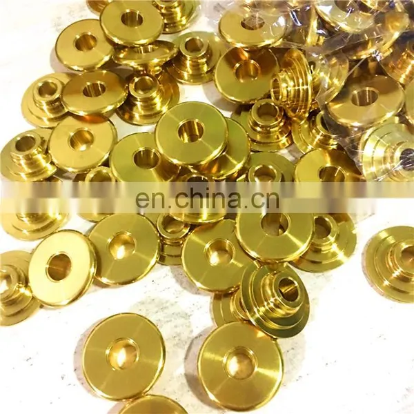 Racing Performance Spare Parts Custom High Quality Golden Gold Ti Retainers GR5 Material Titanium Retainer photo-2
