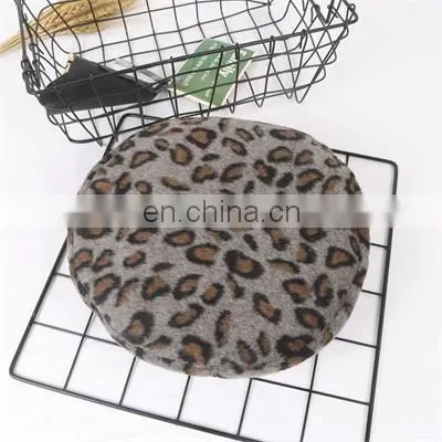 Autumn Winter Children Leopard Beret Hats Fashion All-match Baby Boys Girls Pumpkin Hats Kids photo-5