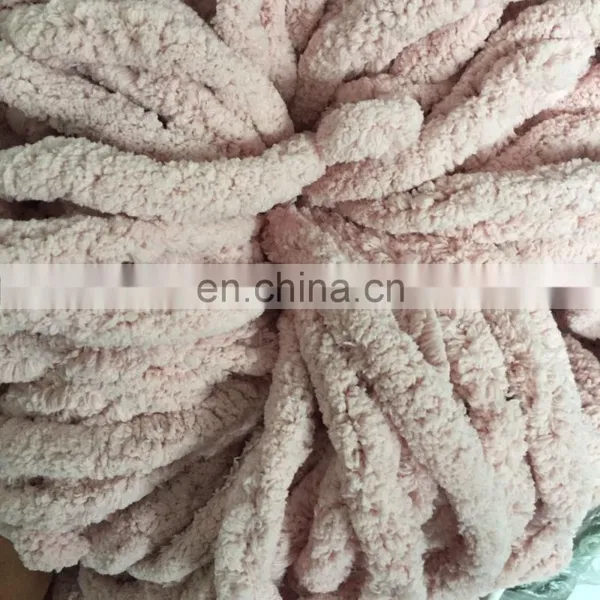 Ready to Ship Jumbo Chunky Thick Knit Vegan Chenille Yarn photo-7