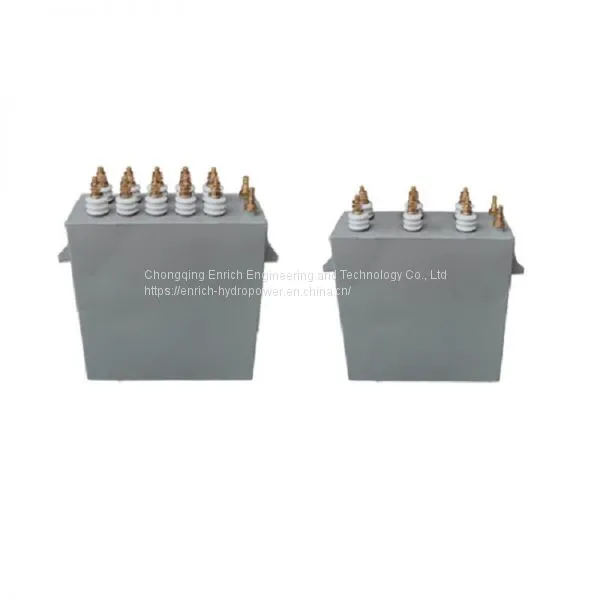 Rfm Rwm Film Dielectric Variable Power Electric High Voltage HV Oil Filled Electrolytic Passive Component Water Cooling Capacitor for High Frequency Medium Frequency Super Induction Casting Furnace Heating Melting System