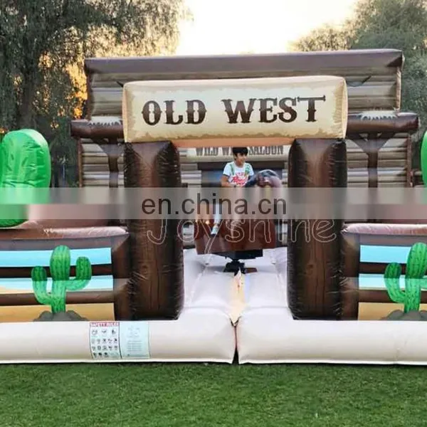 Inflatable Mechanical Bull Ride Machine Old West Rodeo Bull Riding For Sale photo-6
