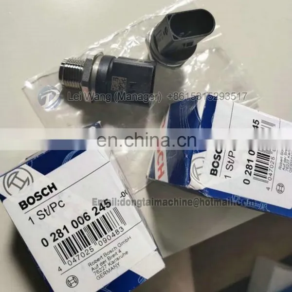 Diesel Common Rail Fuel Injection High Pressure Sensor Regulator For BOSCH BMW 0281006245 13534744484 photo-2