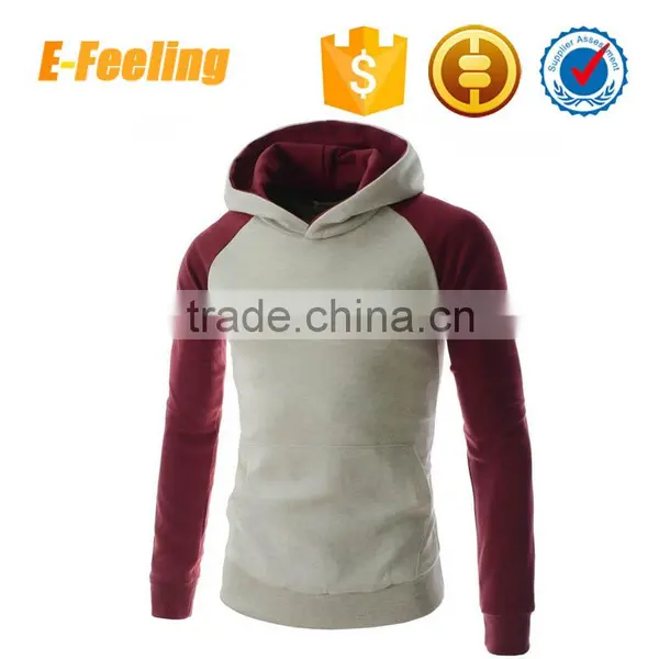 Custom Plain High Quality Mens Sport Hoodies With Your Own Design photo-3