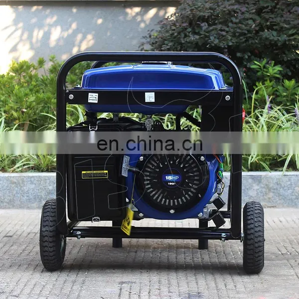 BISON CHINA 6000w Generator Electric Portable Petrol Self Start Generator Air Cooled 7.5 Kva Generator photo-3