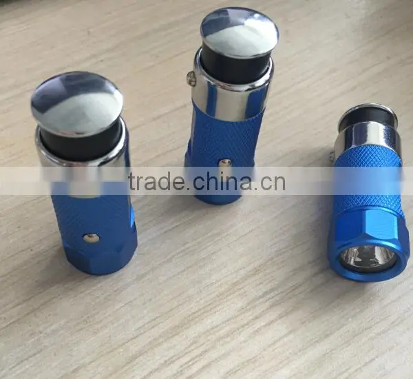 3 In1 LED Mini Rechargeable Aluminum LED Car Charger Flashlight photo-3