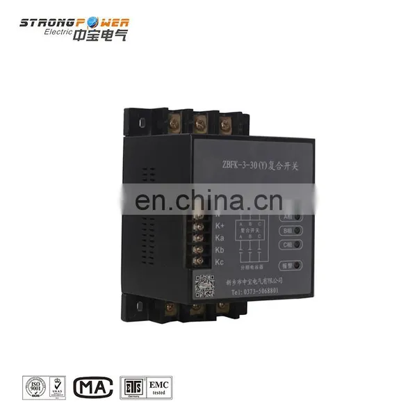 Low Voltage Reactive Power Compensation Device for Capacitors Switching Compound Switches