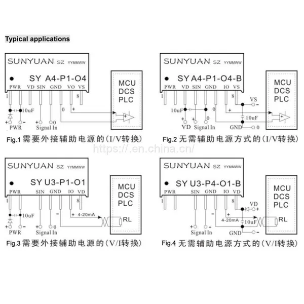 4-20mA to 0-5V Instrumentation and Sensor Signal Transmission Transmitter photo-4