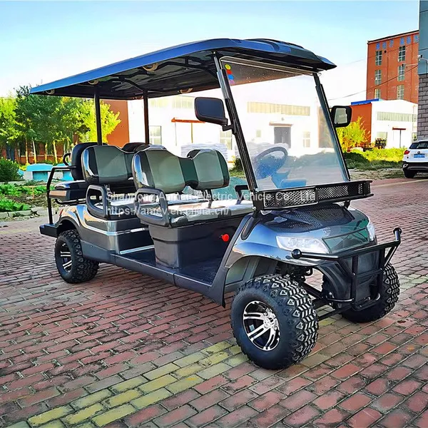 6-seater Electric Golf Cart, Beach Golf Cart for Sale photo-3