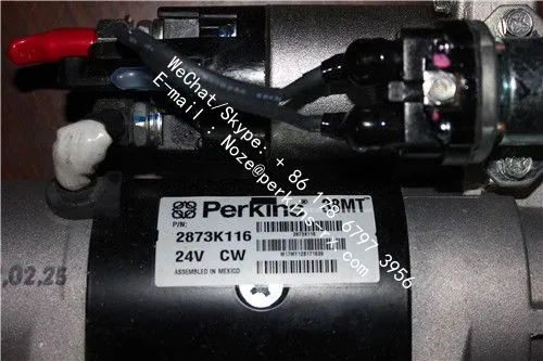 Perkins Starter Motor 2873K414 24V 267-4624 for 1106d-e66ta Diesel Engines photo-3