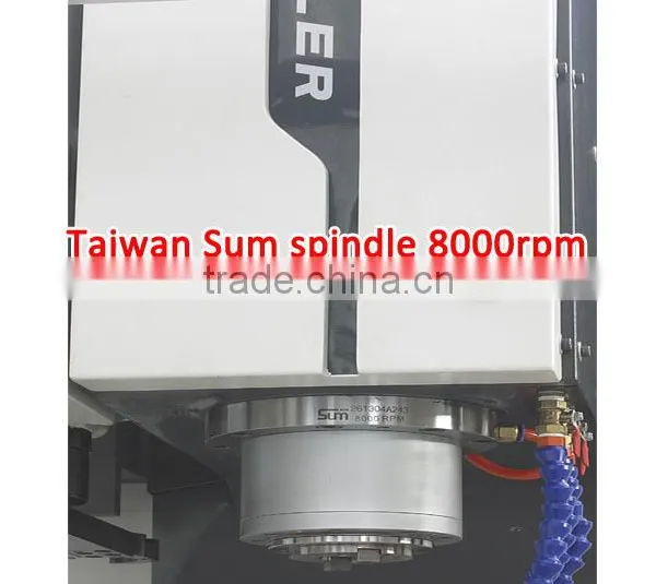 CNC Mini Vertical Machining Center/ Milling Machine VMC650 With 8000rpmhigh Speed Spinde Aluminum Profile Cnc Machine Centers photo-6