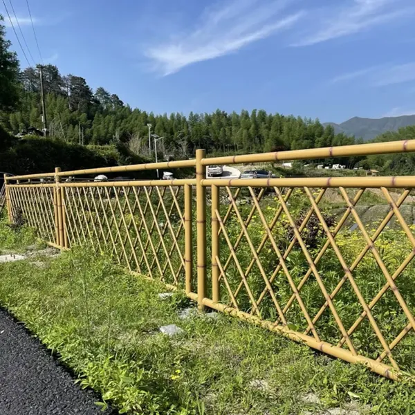 Imitation Bamboo Fence for Garden Decoration | Artificial Bamboo Panels photo-2