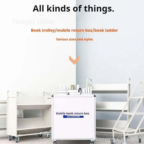 Heavy-Duty Mobile Book Return Container | 24/7 After-Hours Return Solution photo-3