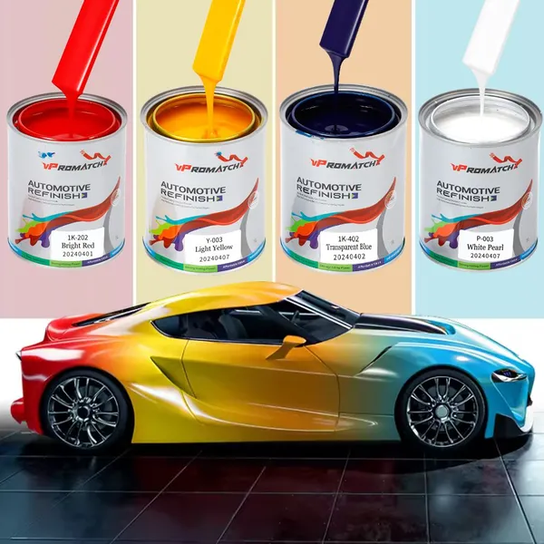 Auto Paints Car Body Surface Refinish Topcoat for After Sales Market Fast and Accurate Color Match