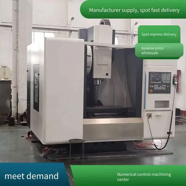 shandong jiucheng vmc1160 vertical machining center with three-axis roller linear guide rails and 600mm stroke for high-efficiency machining