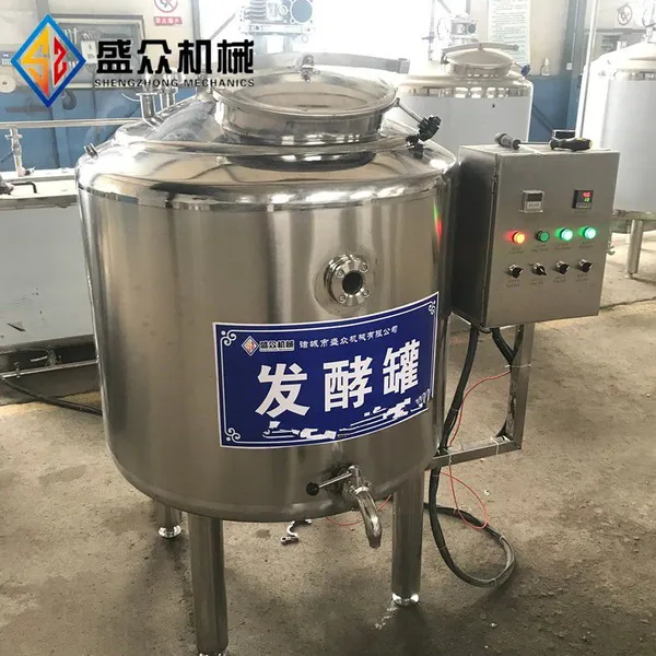 Yogurt Fermentation Tank Temperature-controlled Dairy Fermentation Mixing Tank Milk Processing Equipment photo-4