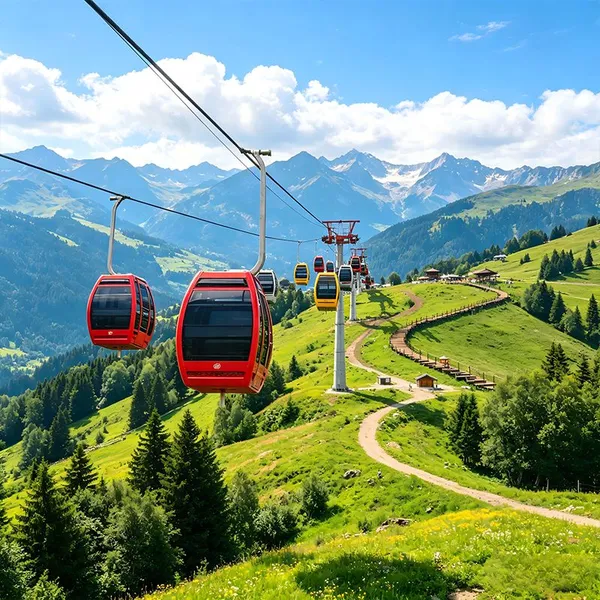 Daqin Passenger Fixed Grip Steel Overhead Chairlift Ropeway-Efficient Cableway System 100-500kg Capacity Wholesale Pricing for Cableway photo-5
