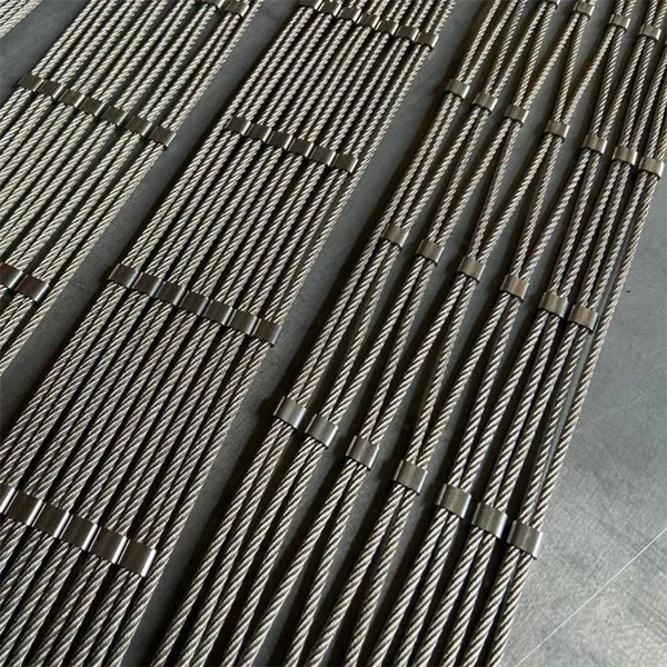 Xuanrong Industrial Sewage Treatment Pool Anti-fall Net Stainless Steel Protective Net Wire Rope Woven Net