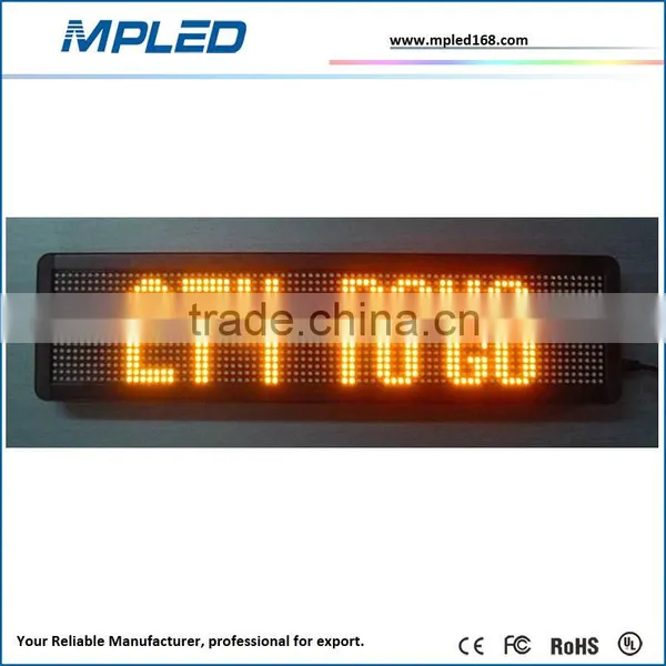 3G control single red color led billboard for conference room