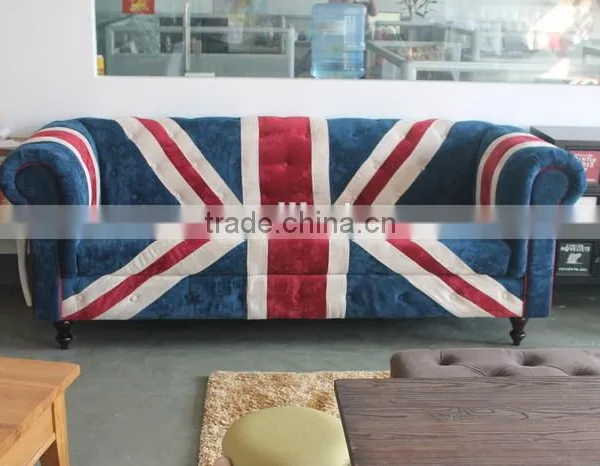 SF-4092-1 Luxury Office Union Jack Sofa