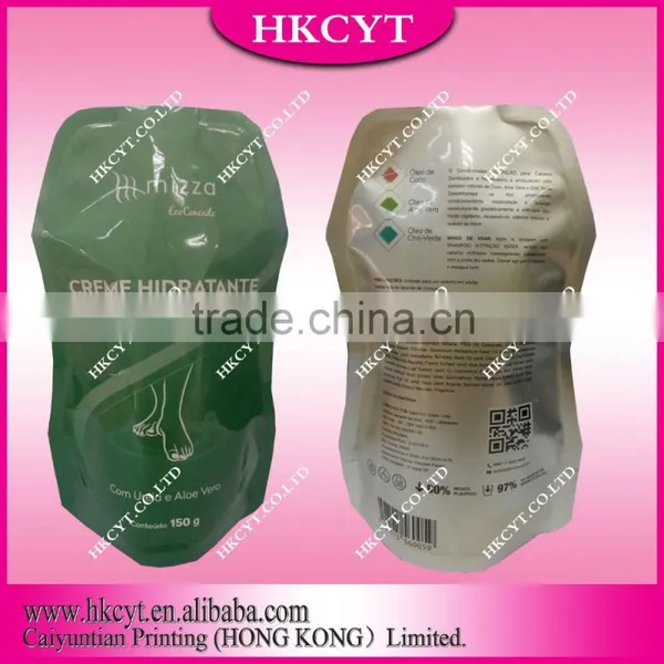 Liquid Stand up Plastic Pouch/aluminum Foil Free Shaped Package Bag