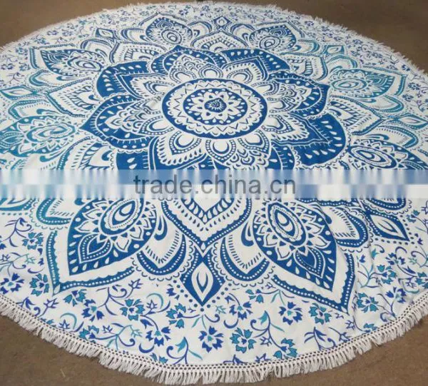 Hippie Beach Blanket Mandala Tapestries Towel photo-2