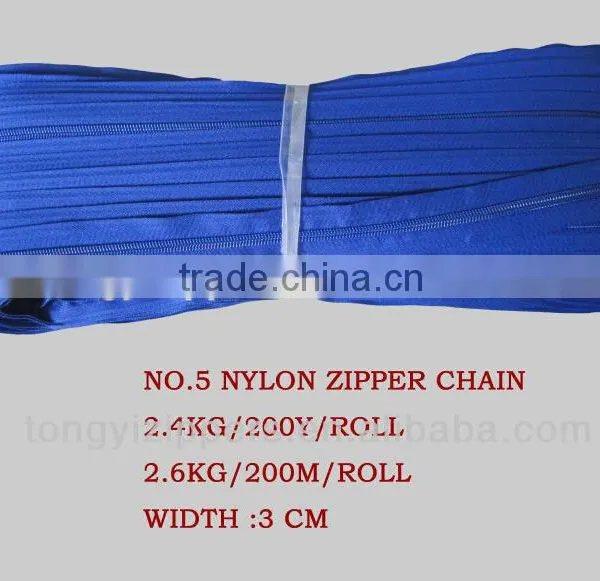 Wholesale Retail Zipper Long Chain