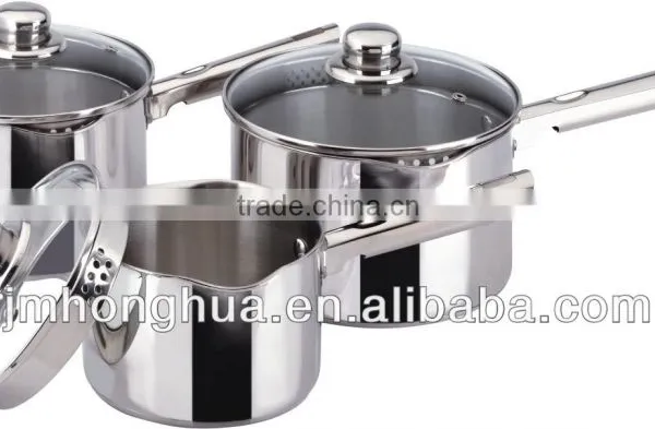 6 PCS Stainless Steel Glass Lid Set
