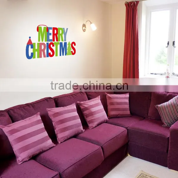 ALFOREVER Mix Color Design Vinyl Merry Christmas Design Sticker photo-2