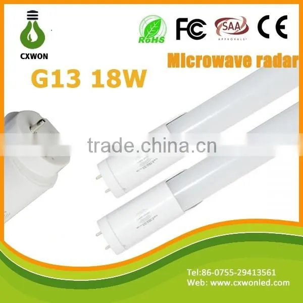 Wholesale Custom T8 Radar Sensor Led Tube Bulb Microwave Induction Tube photo-3